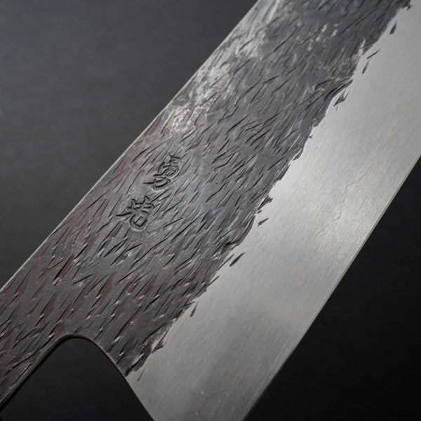 Isamitsu White #1 Stainless Clad Kurouchi Kiritsuke Gyuto 240mm Palo Santo Handle Product vendor