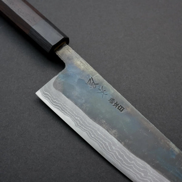 Kiya "Suminagashi" 170mm Santoku - Tetogi