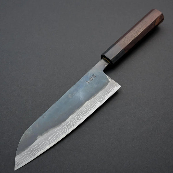 Kiya "Suminagashi" 170mm Santoku - Tetogi