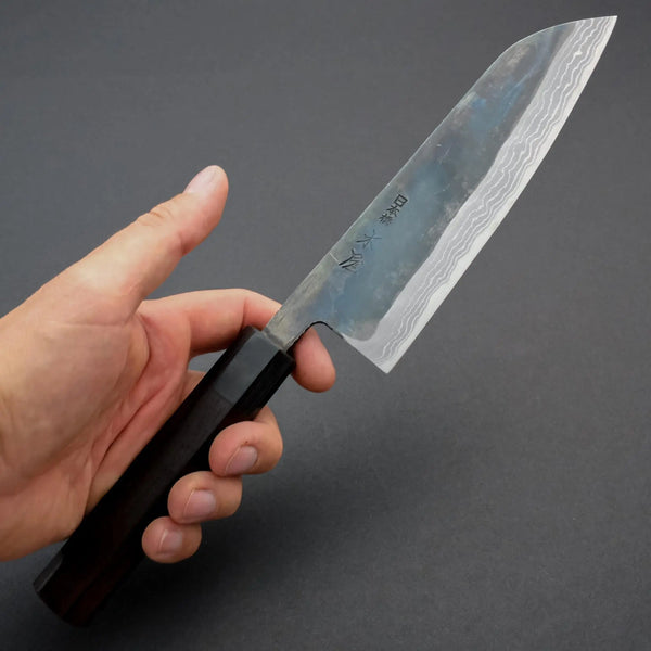Kiya "Suminagashi" 170mm Santoku - Tetogi