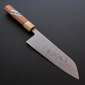 Kiya "Suminagashi" 170mm Santoku m. Morado skæfte - Tetogi