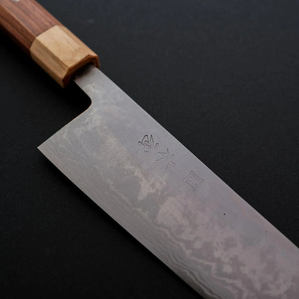 Kiya "Suminagashi" 170mm Santoku m. Morado skæfte - Tetogi