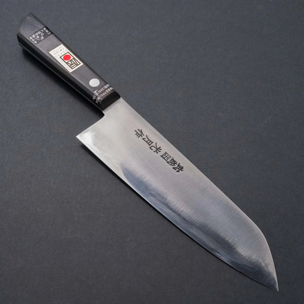 Kogetsu Carbon Santoku 180mm Pakka Handle (No Bolster) - Tetogi