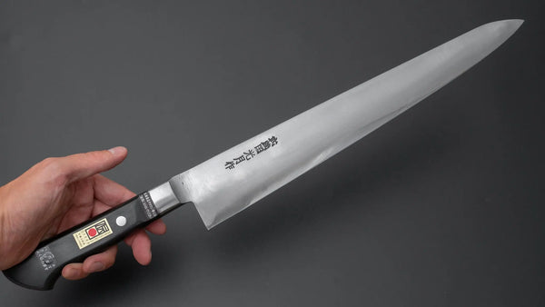 Kogetsu Carbon Sujihiki 330mm Pakka Handle - Tetogi