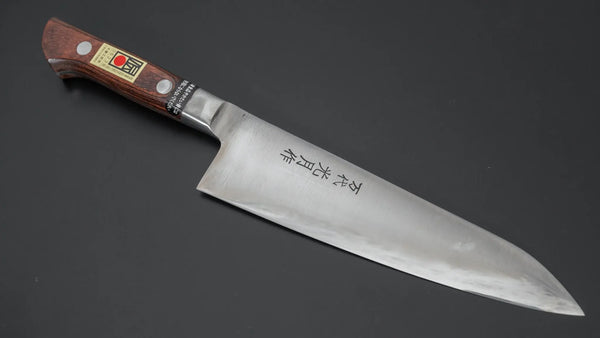 Kogetsu Mandai Stainless Gyuto 180mm Imitation Mahogany Handle - Tetogi