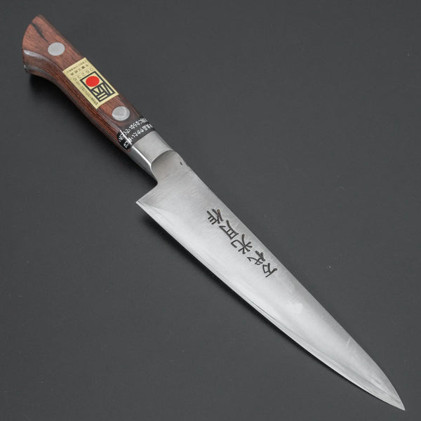 Kogetsu Mandai Stainless Petty 150mm Imitation Mahogany Handle - Tetogi