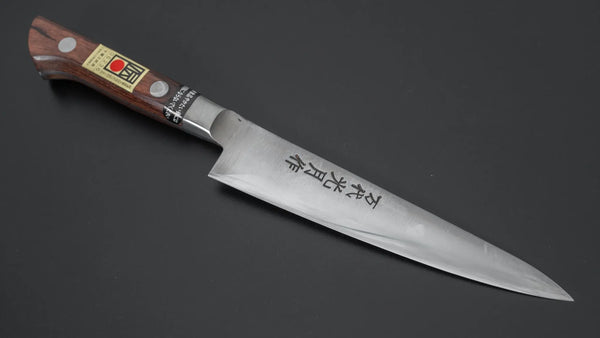Kogetsu Mandai Stainless Petty 150mm Imitation Mahogany Handle - Tetogi