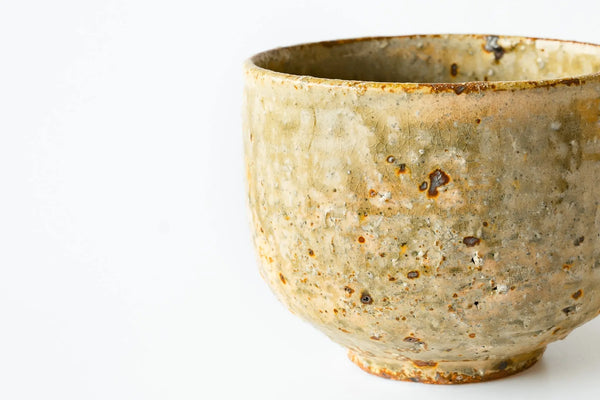 Komon Kotsuji Tsutsu Chawan (tube tea bowl) Kizeto - Tetogi