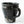 Komon Okuda Kuro Haiyu Tall Mug (black ash glaze) - Tetogi