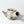 Komon Okuda Teapot Low Kohiki Haiyu (white slip glaze & ash glaze) - Tetogi