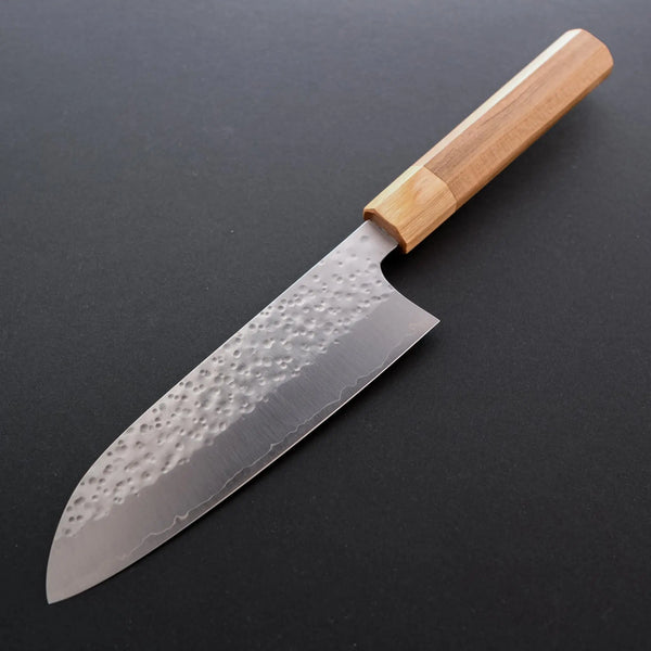 Makoto Kurosaki Sakura SG2 Santoku 165mm Cherry Wood Handle - Tetogi