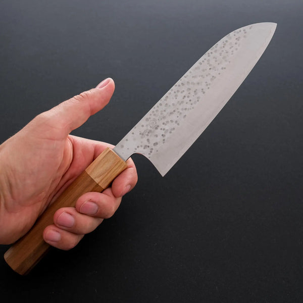 Makoto Kurosaki Sakura SG2 Santoku 165mm Cherry Wood Handle - Tetogi
