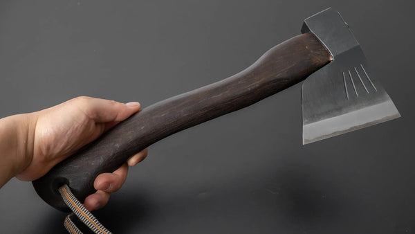 Mizuno Warikomi Bakin Axe 450g Burnt Oak Handle (Curved) Product vendor