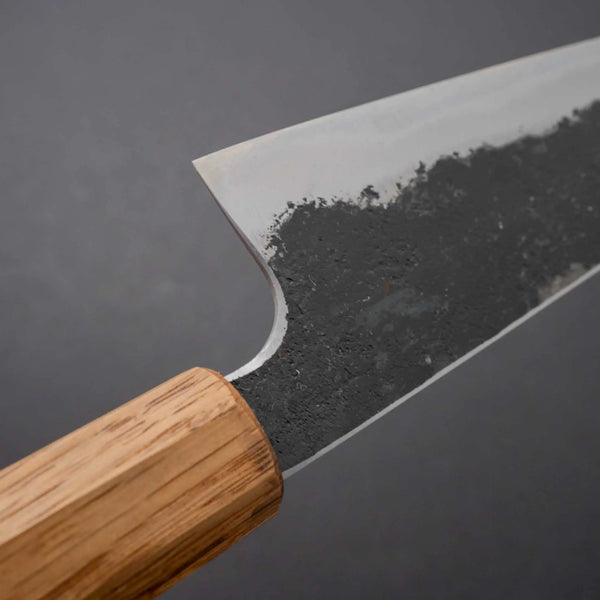 Morihei Hisamoto Kurouchi White #1 Gyuto 180mm Riisgaard Oak Handle (Tetogi Custom) - Tetogi
