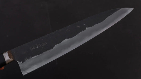 Morihei Hisamoto Kurouchi White #1 Gyuto 240mm Pakka Handle (Fine Finish) - Tetogi