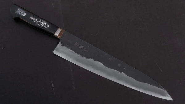 Morihei Hisamoto Kurouchi White #1 Gyuto 240mm Pakka Handle (Fine Finish) - Tetogi