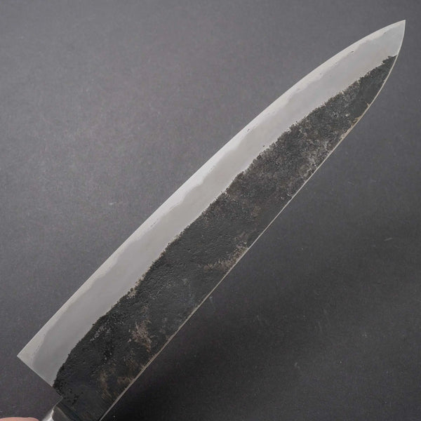 Morihei Hisamoto Kurouchi White #1 Gyuto 300mm Riisgaard Ringed Gidgee Handle (Thick) (Limited) (Fine Finish) - Tetogi
