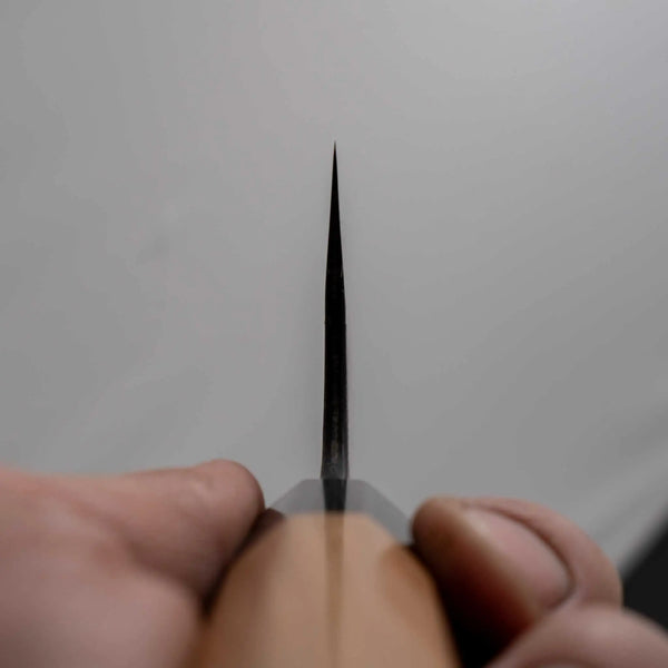 Morihei Hisamoto Kurouchi White #2 Extra Height Gyuto 210mm Keyaki Zelkova Handle - Tetogi