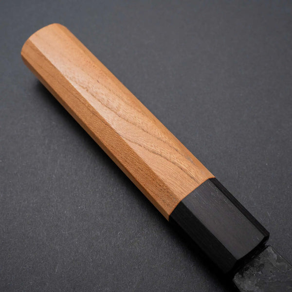 Morihei Hisamoto Kurouchi White #2 Extra Height Gyuto 210mm Keyaki Zelkova Handle - Tetogi