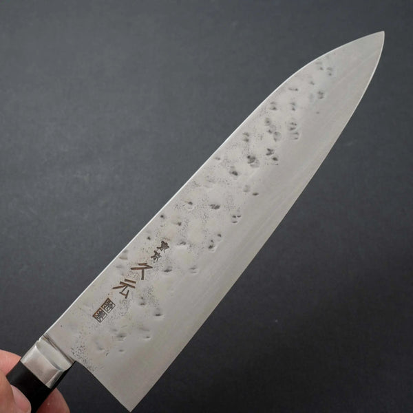 Morihei Hisamoto White #1 Tsuchime Stainless Clad Gyuto 210mm Pakka Handle Product vendor