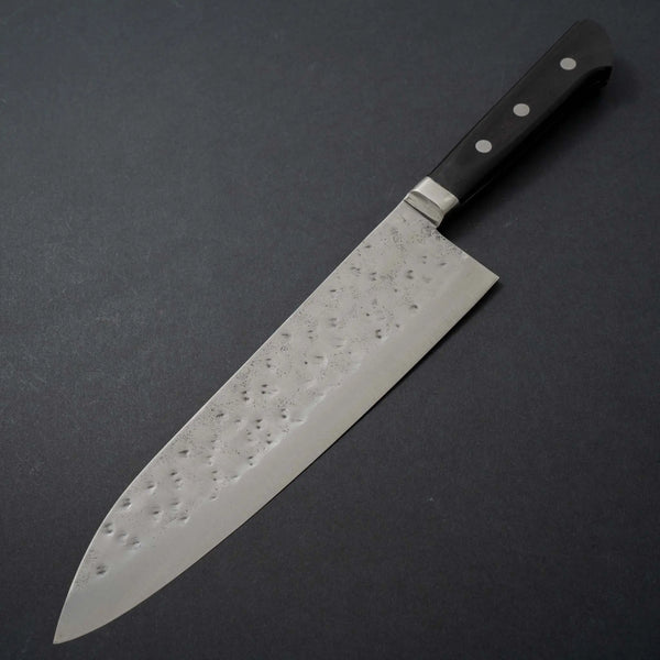 Morihei Hisamoto White #1 Tsuchime Stainless Clad Gyuto 210mm Pakka Handle Product vendor