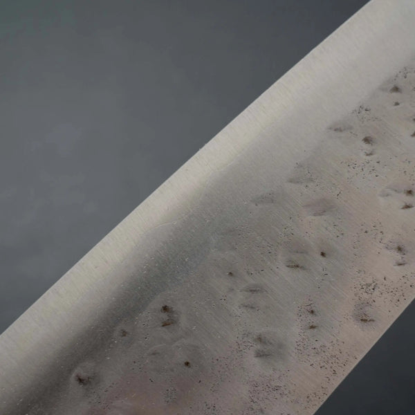 Morihei Hisamoto White #1 Tsuchime Stainless Clad Gyuto 210mm Pakka Handle Product vendor
