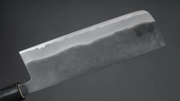 Morihei Kikuyu White #2 Kurouchi Nakiri 165mm Poplar Handle - Tetogi