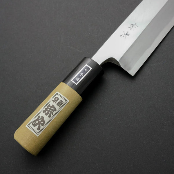 Morihei Munetsugu White #2 Edo Saki 180mm Ho Wood Handle Saya Product vendor