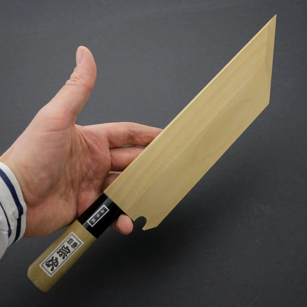 Morihei Munetsugu White #2 Edo Saki 180mm Ho Wood Handle Saya Product vendor