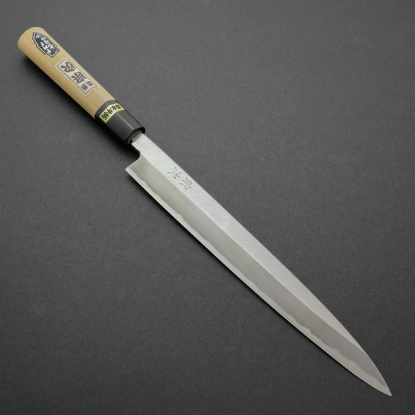 Morihei Munetsugu White #2 Yanagiba 240mm Ho Wood Handle - Tetogi