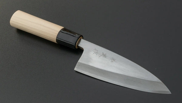 Morihei Yoshitomo Deba 120mm Poplar Handle - Tetogi
