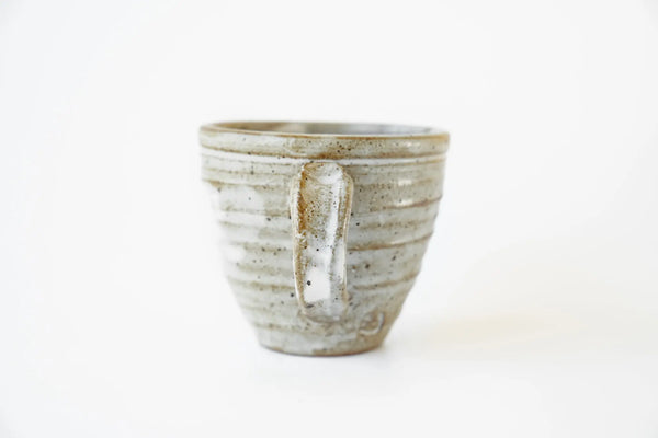 Mug Hakeme White Mat (mat white brush mark) - Tetogi