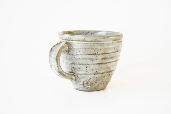 Mug Hakeme White Mat (mat white brush mark) - Tetogi