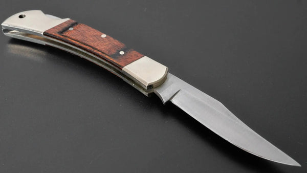 SCHRADE Folding Knife 50mm Wood Handle - Tetogi