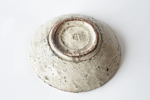 Shinichi Kotsuji Plate Large Haiyugesho (ash glaze) - Tetogi