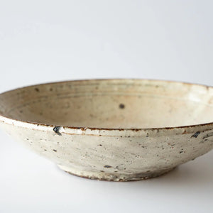 Shinichi Kotsuji - Plate Medium Haiyugesho (ash glaze) - Tetogi