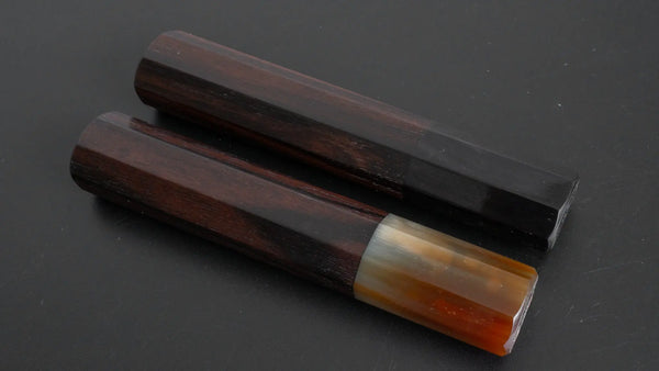 Taihei Makassar Ebony Octagonal Handle (Petty 120mm) - Tetogi