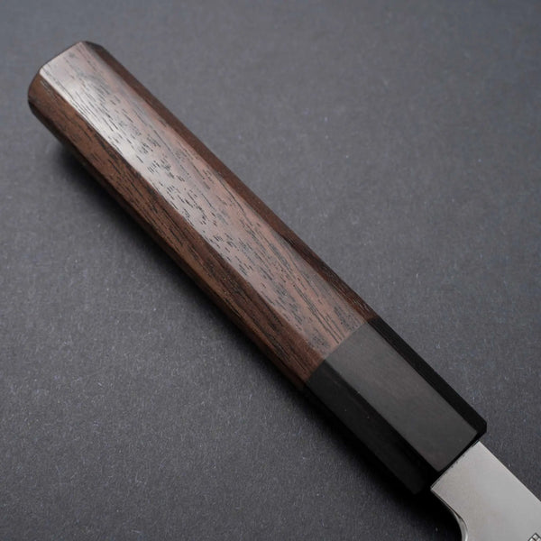Takada no Hamono Silver #3 Suiboku Petty 135mm Wood Handle - Tetogi