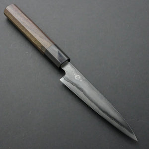 Takada no Hamono Silver #3 Suiboku Petty 135mm Wood Handle (Extra Thin) - Tetogi