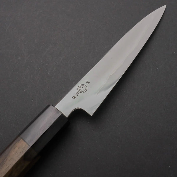Takada no Hamono Silver #3 Suiboku Petty 135mm Wood Handle (Extra Thin) - Tetogi