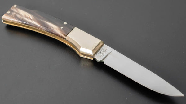 Taylor Cutlery FALCON Folding Knife 55mm Elk Horn Handle - Tetogi