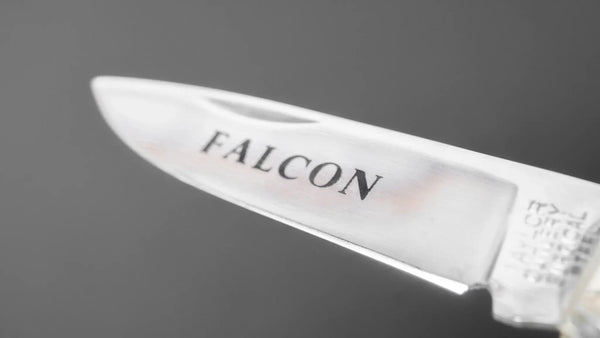 Taylor Cutlery FALCON Folding Knife 55mm Elk Horn Handle - Tetogi