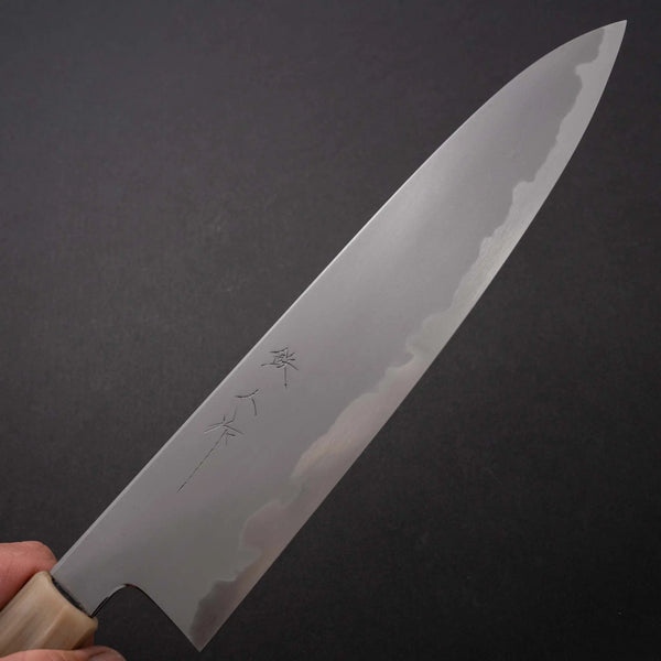 Tetsujin Blue #2 Kasumi Gyuto 240mm Ebony Handle - Tetogi