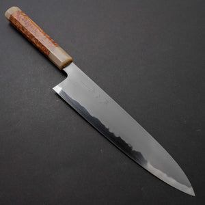 Tetsujin Blue #2 Kasumi Gyuto 240mm Riisgaard Elm Handle - Tetogi