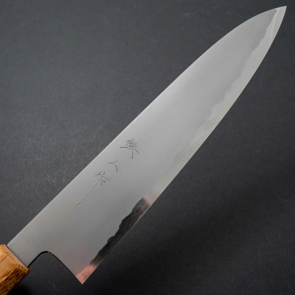 Tetsujin Blue #2 Kasumi Gyuto 240mm Riisgaard Rosewood Handle - Tetogi