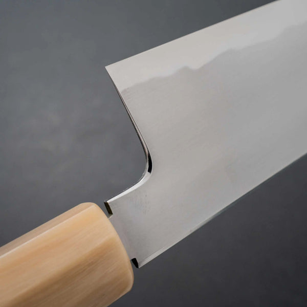 Tetsujin Blue #2 Kasumi Gyuto 240mm Zebra Wood Handle - Tetogi