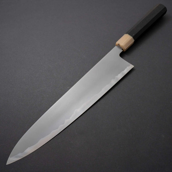 Tetsujin Blue #2 Kasumi Gyuto 300mm Riisgaard Ebony Handle - Tetogi