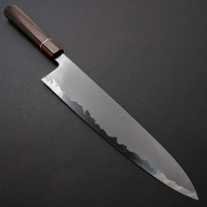 Tetsujin Blue #2 Kasumi Gyuto 300mm Riisgaard Makassar Ebony Handle - Tetogi