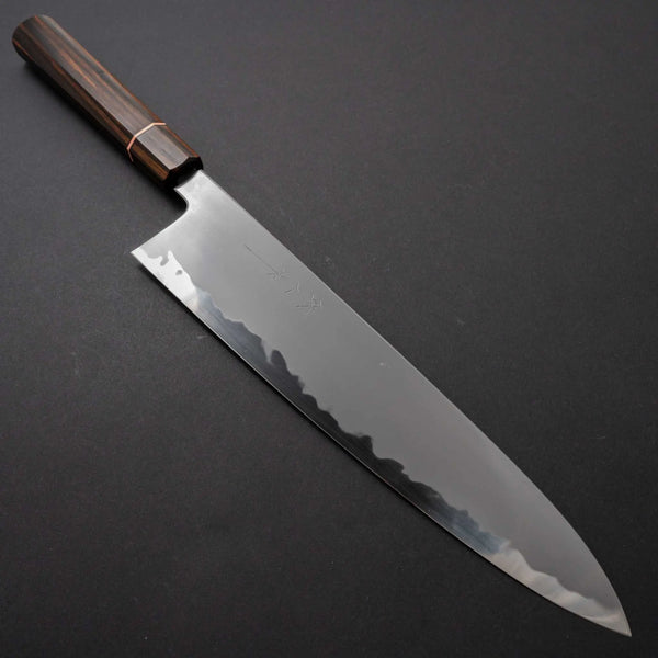 Tetsujin Blue #2 Kasumi Gyuto 300mm Riisgaard Makassar Ebony Handle - Tetogi
