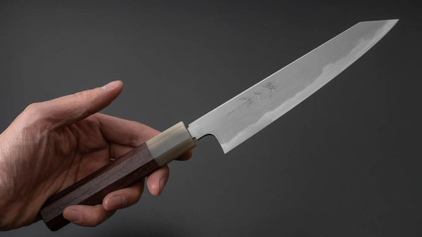 Tetsujin Blue #2 Kasumi Kiritsuke Petty 165mm Taihei Wood Handle - Tetogi